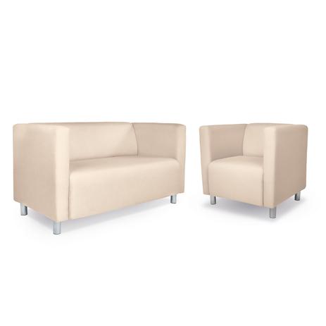 Conjunto Sofá 2 Lugares e Poltrona, Modelo Urbano, Tecido Suede Bege, SILLA é boa?