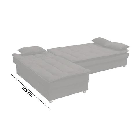 Conjunto Sofá Cama Matrix Penélope Suede Pena Marrom Claro Menor preço em Conjunto Sofá Cama Matrix Penélope Suede Pena Marrom Claro