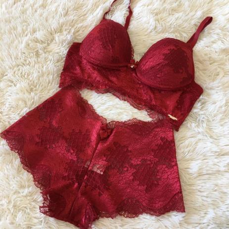conjunto sutiã + calcinha de renda em microfibra 1004/2004 TAM P-M-G-GG  cores variadas - DON \u0026 DONNA LINGERIE - Conjunto de Lingerie - Magazine  Luiza