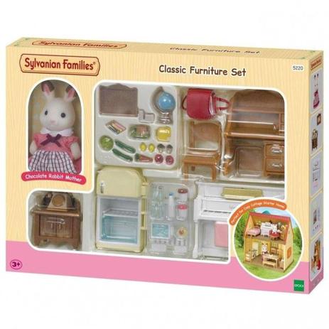 Conjunto Sylvanian Families Móveis Clássicos 5220 - Epoch Menor preço em Conjunto Sylvanian Families Móveis Clássicos 5220 - Epoch