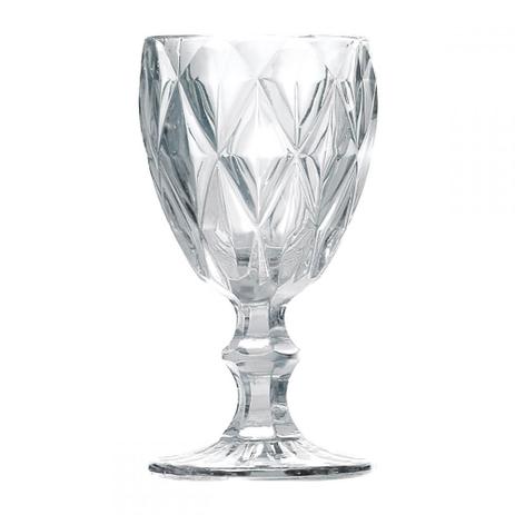 Conjunto taças de vinho de vidro transparente 6 pcs 8,1cm x 16,2c - Btc decor Menor preço em Conjunto taças de vinho de vidro transparente 6 pcs 8,1cm x 16,2c - Btc decor