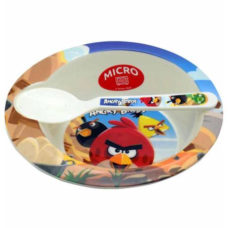 Conjunto tigela+colher angry birds microondas35778 / cj / adeck Menor preço em Conjunto tigela+colher angry birds microondas35778 / cj / adeck