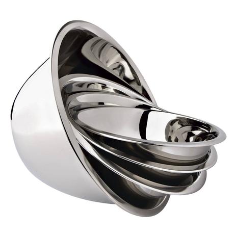 Conjunto Tigelas Bowl Inox 4 Peças Euro Home Prata Menor preço em Conjunto Tigelas Bowl Inox 4 Peças Euro Home Prata