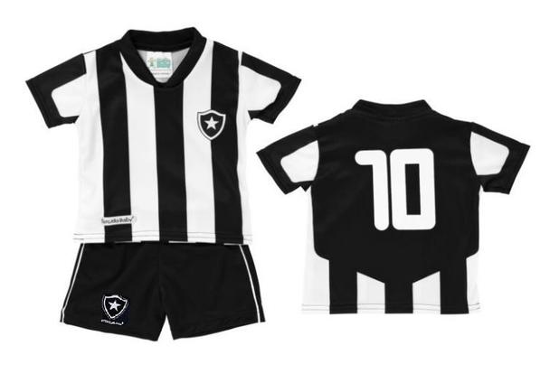 Conjunto Uniforme Bebê Botafogo - Torcida Baby Menor preço em Conjunto Uniforme Bebê Botafogo - Torcida Baby