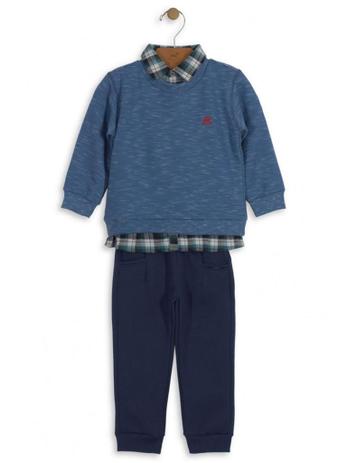 Conjunto Up Baby 2 peças Casaco e Calça Moletom Azul Menor preço em Conjunto Up Baby 2 peças Casaco e Calça Moletom Azul