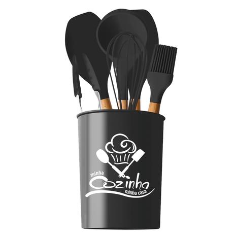 Conjunto Utensílios De Cozinha Restaurante Silicone Prático - 123 Útil é boa?