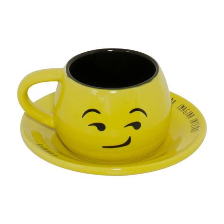 Conjunto Xícara E Pires Maroto 150ml Amarelo J44461 Mondoceram Menor preço em Conjunto Xícara E Pires Maroto 150ml Amarelo J44461 Mondoceram