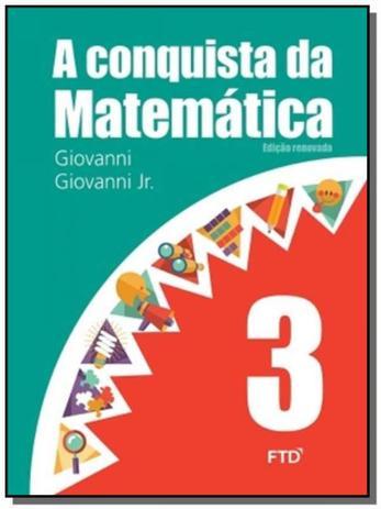 CONQUISTA DA MATEMATICA, A - 3o ANO - Ftd Menor preço em CONQUISTA DA MATEMATICA, A - 3o ANO - Ftd