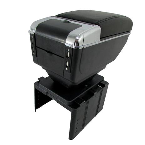 Console Apoio de Braço Universal Preto com USB - Eurus import Menor preço em Console Apoio de Braço Universal Preto com USB - Eurus import