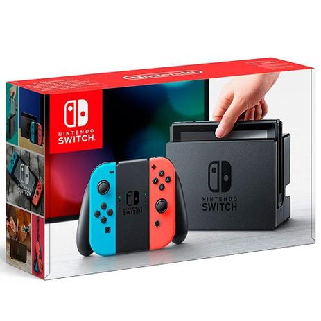 Console Nintendo Switch 32GB com Joy-Con Azul/Vermelho Menor preço em Console Nintendo Switch 32GB com Joy-Con Azul/Vermelho