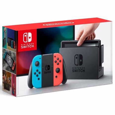 Console Nintendo Switch 32GB Neon Menor preço em Console Nintendo Switch 32GB Neon