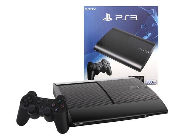 Console Play Station 3 500GB 1 Controle Sem Fio - Sony