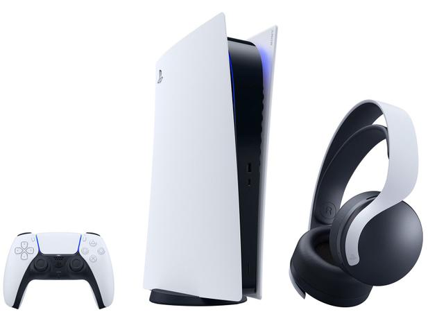 Console PlayStation 5 Digital Edition - Sony + Headset Bluetooth Menor preço em Console PlayStation 5 Digital Edition - Sony + Headset Bluetooth