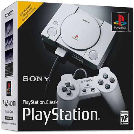 Console PlayStation Classic com 20 Jogos - Sony Menor preço em Console PlayStation Classic com 20 Jogos - Sony