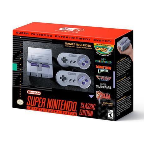 Console Super Nintendo com 21 Jogos e 2 Controles Menor preço em Console Super Nintendo com 21 Jogos e 2 Controles