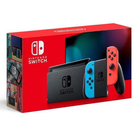 Console Video Game Nintendo Switch de 32 Gb Neon Red e Blue Menor preço em Console Video Game Nintendo Switch de 32 Gb Neon Red e Blue