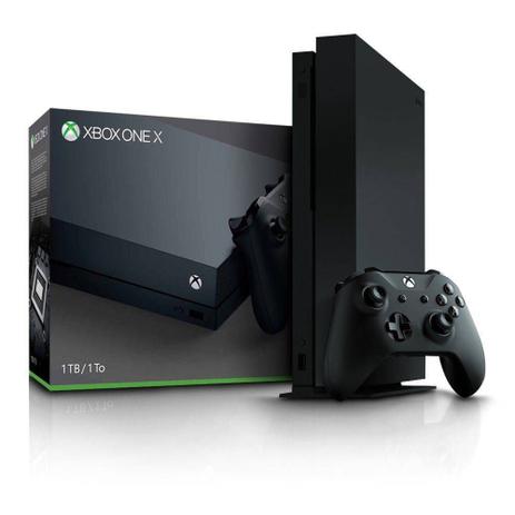 Console Xbox One X 1Tb 4K Microsoft + 3 Jogos Menor preço em Console Xbox One X 1Tb 4K Microsoft + 3 Jogos