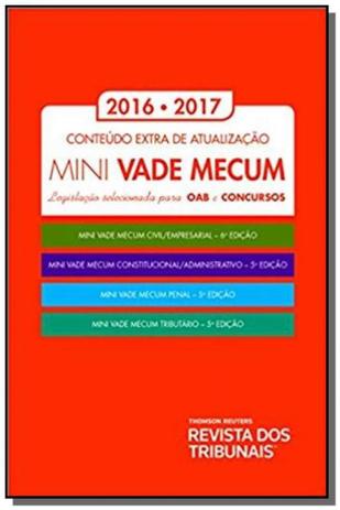 Conteudo extra mini vade mecum - Revista dos tribunais Menor preço em Conteudo extra mini vade mecum - Revista dos tribunais