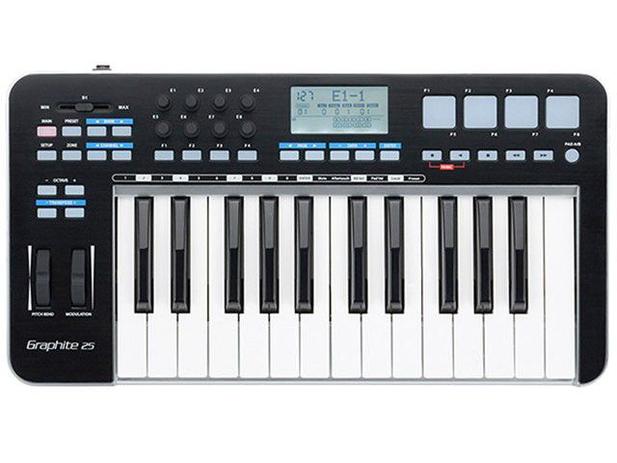 Controlador Midi/USB 25 Teclas - Samson Graphite 25