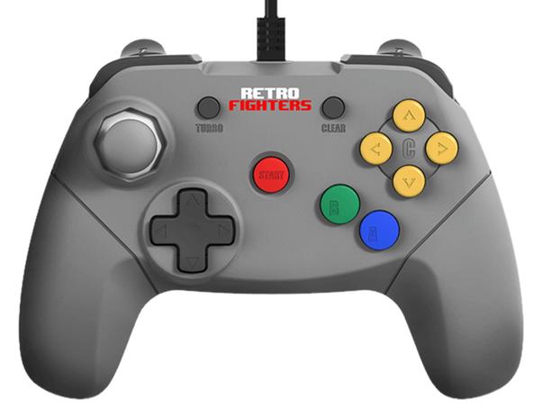 Controle Brawler64 Nintendo 64 N64 Cinza Retro Fighters Menor preço em Controle Brawler64 Nintendo 64 N64 Cinza Retro Fighters