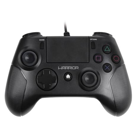Controle com Fio Multilaser Warrior JS083 para PS4 e PC - Preto Menor preço em Controle com Fio Multilaser Warrior JS083 para PS4 e PC - Preto