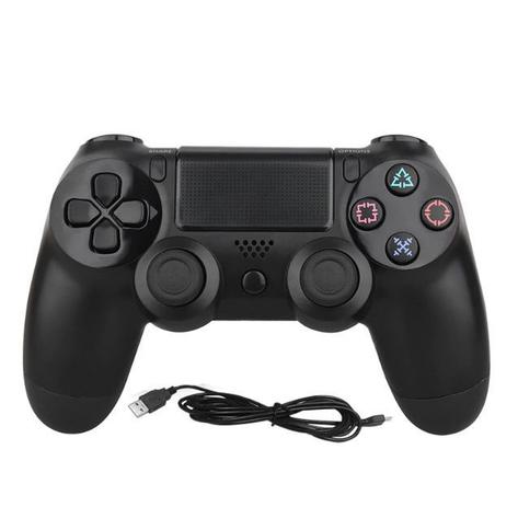 Controle Compatível com Ps4 Dualshock Wireless Play 4 Sem Fio Preto - Game Intelligence Menor preço em Controle Compatível com Ps4 Dualshock Wireless Play 4 Sem Fio Preto - Game Intelligence