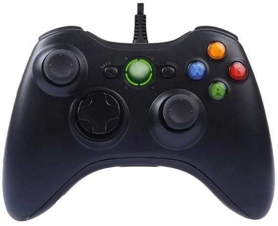 Controle compatível Xbox 360 P/ Games Joystick Fio Pc 2 em 1 - Store 7D Menor preço em Controle compatível Xbox 360 P/ Games Joystick Fio Pc 2 em 1 - Store 7D