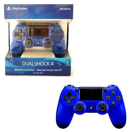 Menor preço em Controle dualshock 4 sony ps4 original azul