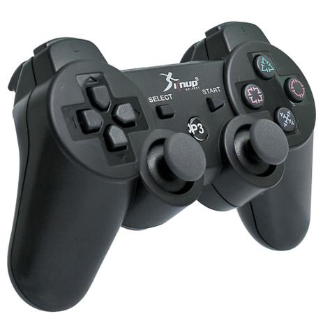 Controle Dualshock PS3 Sem Fio - Knup Menor preço em Controle Dualshock PS3 Sem Fio - Knup