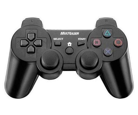 Controle Gamer Multilaser com Fio Dual Shock 3X1 Para PS3, PS2 e PC JS071 Menor preço em Controle Gamer Multilaser com Fio Dual Shock 3X1 Para PS3, PS2 e PC JS071