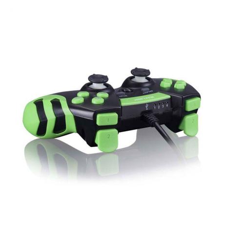 Controle gamer para ps3 e pc preto e verde js091 - Multilaser Menor preço em Controle gamer para ps3 e pc preto e verde js091 - Multilaser