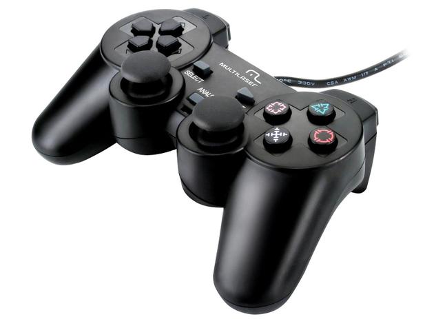 Controle JoyPad 3 em 1 para PS2 e PC - Multilaser Menor preço em Controle JoyPad 3 em 1 para PS2 e PC - Multilaser