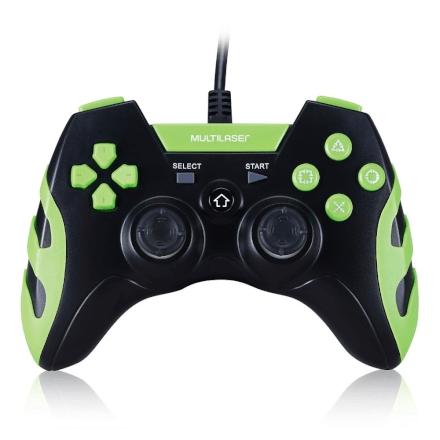 Controle Joypad 3 em 1 para PS2 / PS3 e PC Multilaser - JS08 Menor preço em Controle Joypad 3 em 1 para PS2 / PS3 e PC Multilaser - JS08