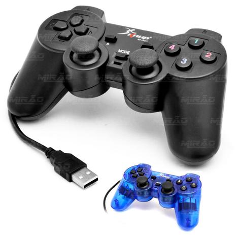 Controle Joystick Analógico e Digital USB Knup - KP-3121 Menor preço em Controle Joystick Analógico e Digital USB Knup - KP-3121