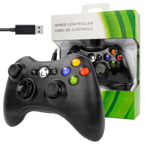 Controle Joystick Dual Para PC E XBOX 360 Com Cabo de 2.5M - XC-01 - Dex Menor preço em Controle Joystick Dual Para PC E XBOX 360 Com Cabo de 2.5M - XC-01 - Dex