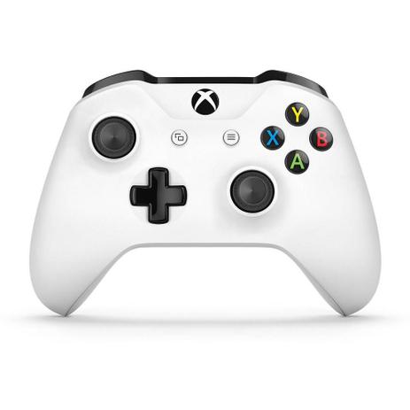 Controle Microsoft Wireless Branco Xbox One Menor preço em Controle Microsoft Wireless Branco Xbox One