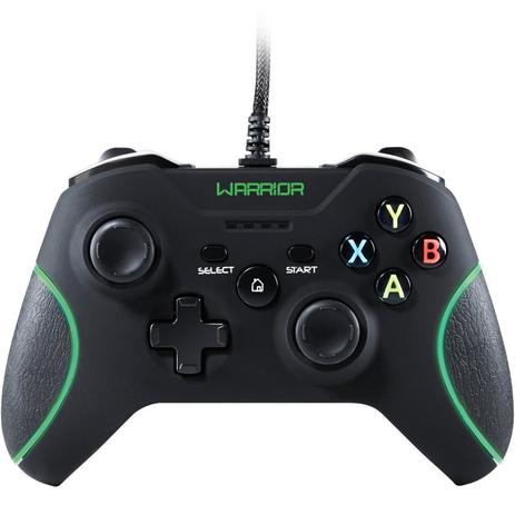 Controle Multilaser Gamer Warrior Para PC e XBOX 360 Emborrachado JS079 Menor preço em Controle Multilaser Gamer Warrior Para PC e XBOX 360 Emborrachado JS079