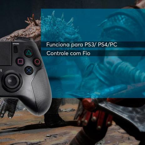 Controle Multilaser Warrior Joypad Pro Ps3-ps4-pc Js083 Menor preço em Controle Multilaser Warrior Joypad Pro Ps3-ps4-pc Js083