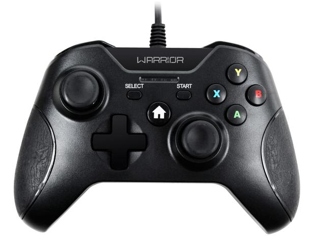 Controle para PC/Xbox One com Fio - JS078 Warrior Preto Menor preço em Controle para PC/Xbox One com Fio - JS078 Warrior Preto