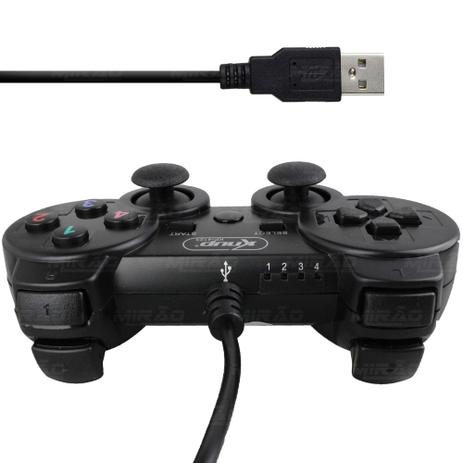 CONTROLE Para Playstation 3 e PC com Fio USB - KP-4123 - Knup Menor preço em CONTROLE Para Playstation 3 e PC com Fio USB - KP-4123 - Knup