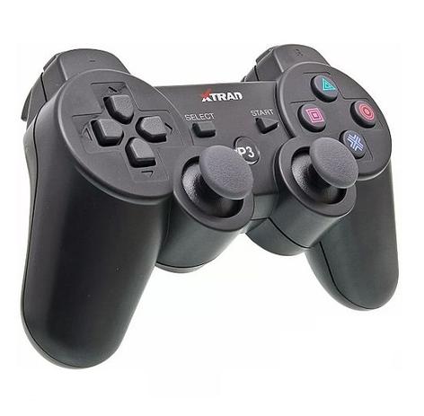 Controle PS3 Sem Fio Doubleshock - Xtrad Menor preço em Controle PS3 Sem Fio Doubleshock - Xtrad