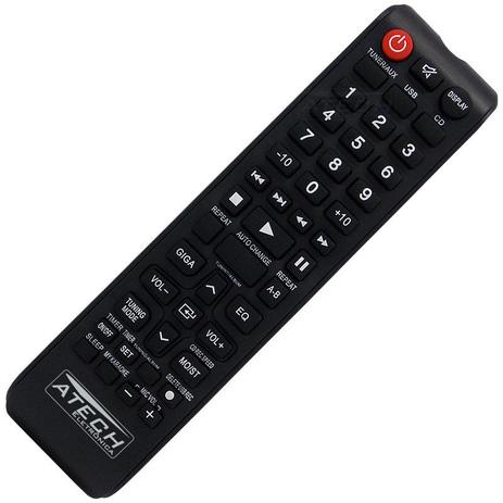 Controle Remoto Aparelho de Som Samsung AH59-02554A / MX-F630 / MX-F730 - Atech eletrônica Menor preço em Controle Remoto Aparelho de Som Samsung AH59-02554A / MX-F630 / MX-F730 - Atech eletrônica