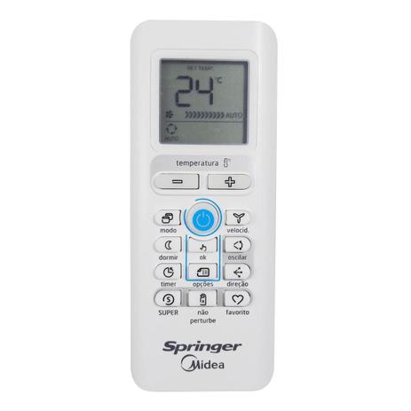 Controle Remoto Ar Condicionado RG-70 Springer Midea 17317000A17420 Original Menor preço em Controle Remoto Ar Condicionado RG-70 Springer Midea 17317000A17420 Original
