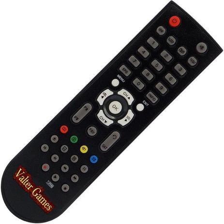 Controle Remoto Azamérica S925 Mini Menor preço em Controle Remoto Azamérica S925 Mini