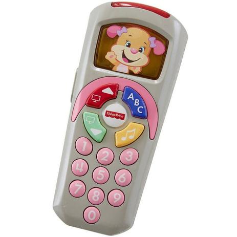 Controle Remoto Cachorinho Rosa - Fisher Price DLH42 - Mattel Menor preço em Controle Remoto Cachorinho Rosa - Fisher Price DLH42 - Mattel