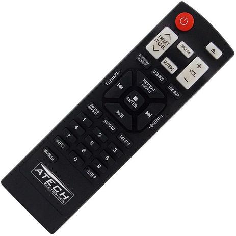Controle Remoto CD Home Áudio LG AKB73655702 - Atech eletrônica Menor preço em Controle Remoto CD Home Áudio LG AKB73655702 - Atech eletrônica