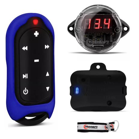 Controle Remoto de Longa Distância Taramps TLC 3000 Azul + Mini Voltímetro Menor preço em Controle Remoto de Longa Distância Taramps TLC 3000 Azul + Mini Voltímetro