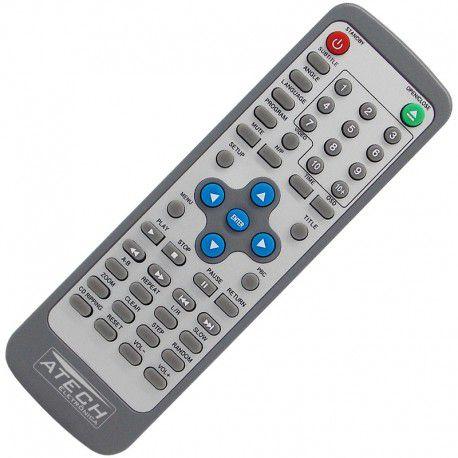 Controle Remoto DVD CCE DVD-500X / DVD-510USX / DVD-750X - Atech eletrônica Menor preço em Controle Remoto DVD CCE DVD-500X / DVD-510USX / DVD-750X - Atech eletrônica