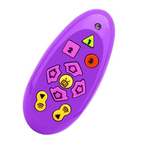 Controle remoto interativo lilas infantil elka unica Menor preço em Controle remoto interativo lilas infantil elka unica