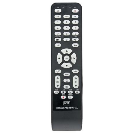 Controle Remoto MXT 01260 Receptor Digital OI TV HD Menor preço em Controle Remoto MXT 01260 Receptor Digital OI TV HD